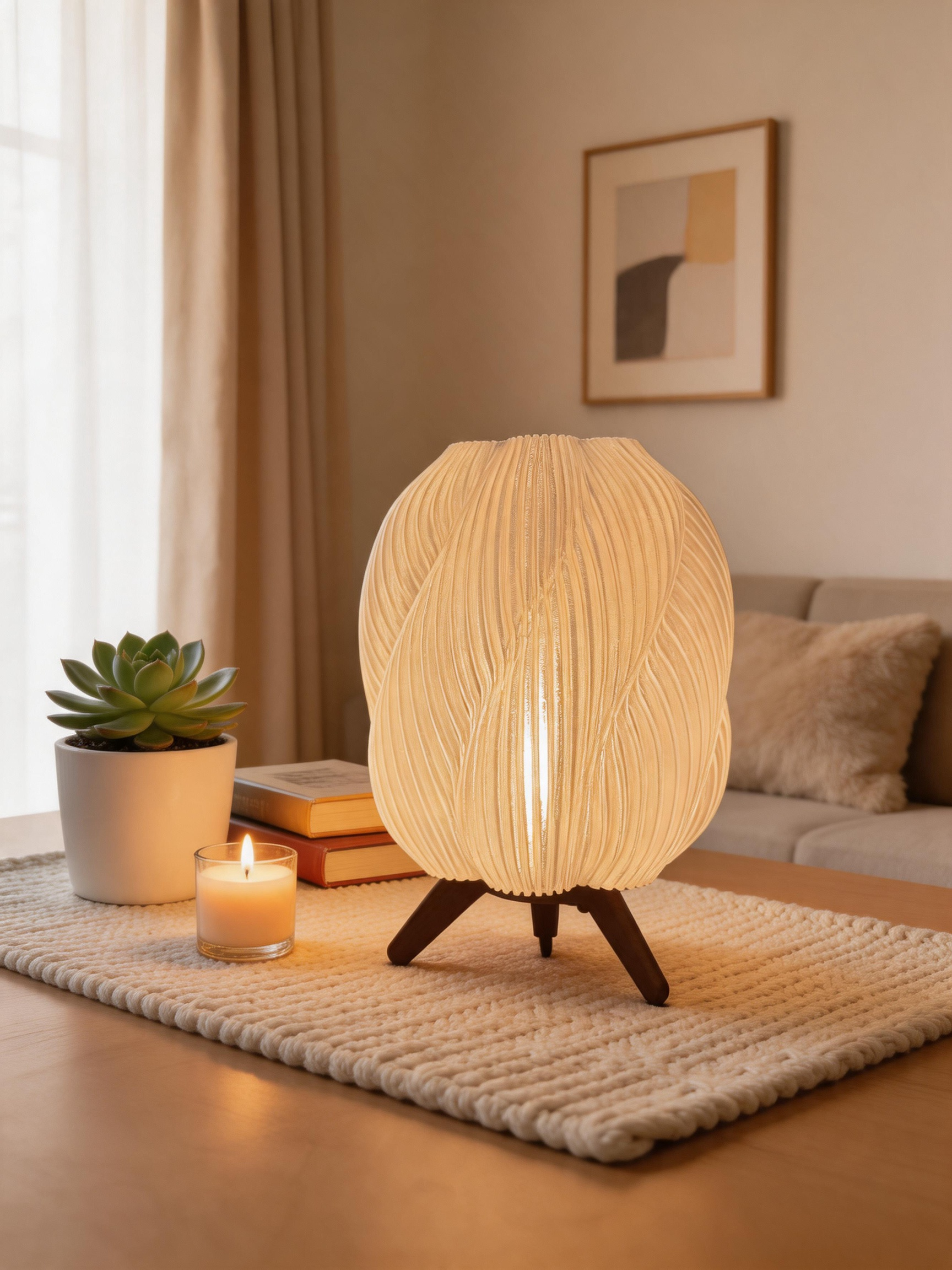 KOEN Stripe Vortex Lamp